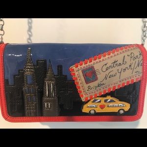 Brighton Crossbody Purse or Clutch with NYC